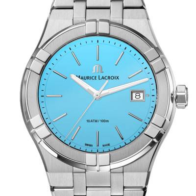 Aikon Quartz 40mm Colours Edition Watch AI1108-SS002-431-1 - Maurice Lacroix
