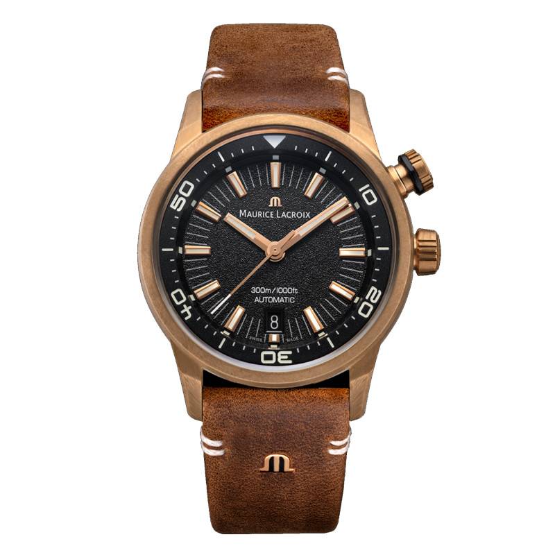 Bronze 42mm Pontos S Diver Watch PT6248-BRZ01-330-3 - Maurice Lacroix