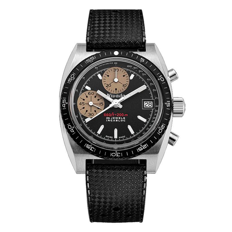 Autochron White 77002A Watch - Nivada Grenchen