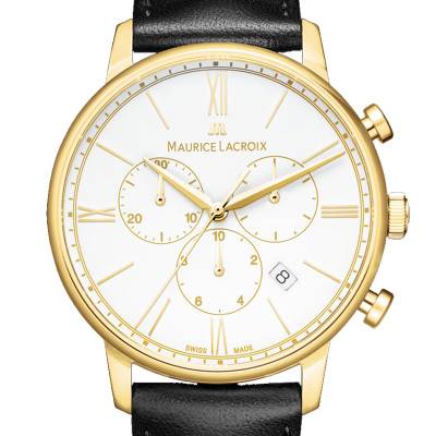 Montre Eliros Chrono Quartz 40mm EL1098-PVY01-110-2 - Maurice Lacroix
