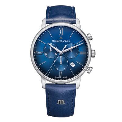 Montre Eliros Chrono Quartz 40mm EL1098-SS001-410-4 - Maurice Lacroix