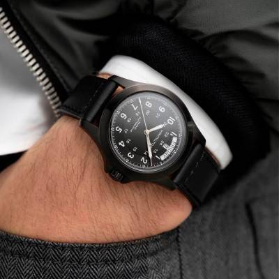 Khaki Field King Watch H64465733 - Hamilton