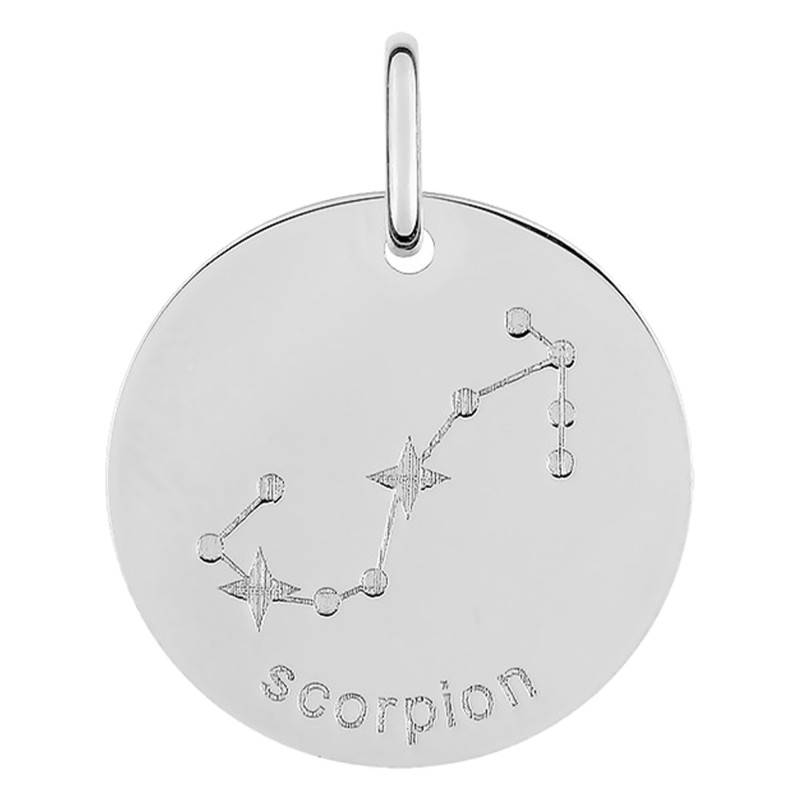 925 Sterling Silver Scorpio Constellation Pendant - Emanessence