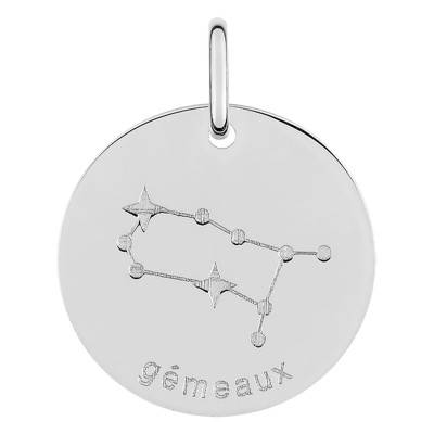 Pendentif Constellation Gémeaux Argent 925 - Emanessence