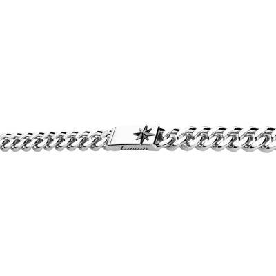 925 Silver Cubana Cuban Chain Necklace, 50 cm - EXC470-B - Zancan