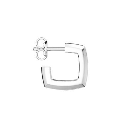 Créole Insignia Unique en Argent 925 & Spinelle Rouge - ESO004 - Zancan