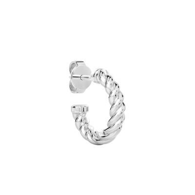 Créole Insignia Unique Torsadée en Argent 925 - ESO006 - Zancan