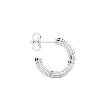 Créole Insignia Unique Rainurée en Argent 925 - ESO008 - Zancan