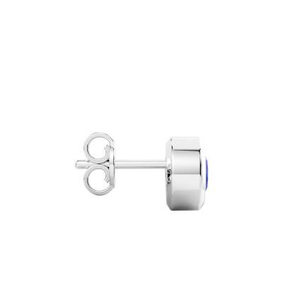 Boucle d'oreille Insignia Unique en Argent 925 & Spinelle Bleu - ESO011 - Zancan
