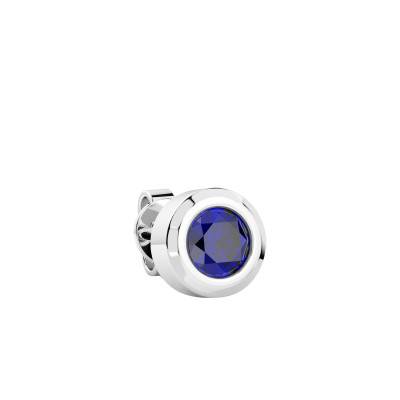 Boucle d'oreille Insignia Unique en Argent 925 & Spinelle Bleu - ESO011 - Zancan
