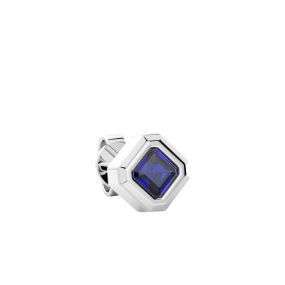 Boucle d'oreille Insignia Unique en Argent 925 & Spinelle Bleu - ESO012 - Zancan