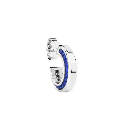 Créole Insignia Unique en Argent 925 & Spinelles Bleus - ESO002 - Zancan