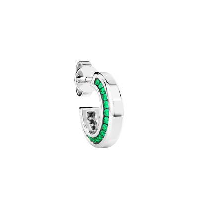 Créole Insignia Unique en Argent 925 & Spinelles Verts - ESO002 - Zancan