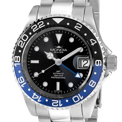 Montre Icon Legend MS-223-SS-BLBK-OY - Mondia