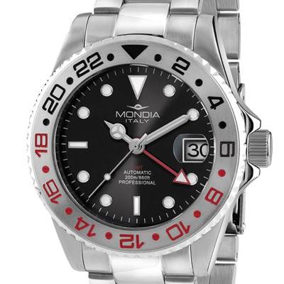 Montre Madison Diver MI-813-SSSS-BK-OY - Mondia
