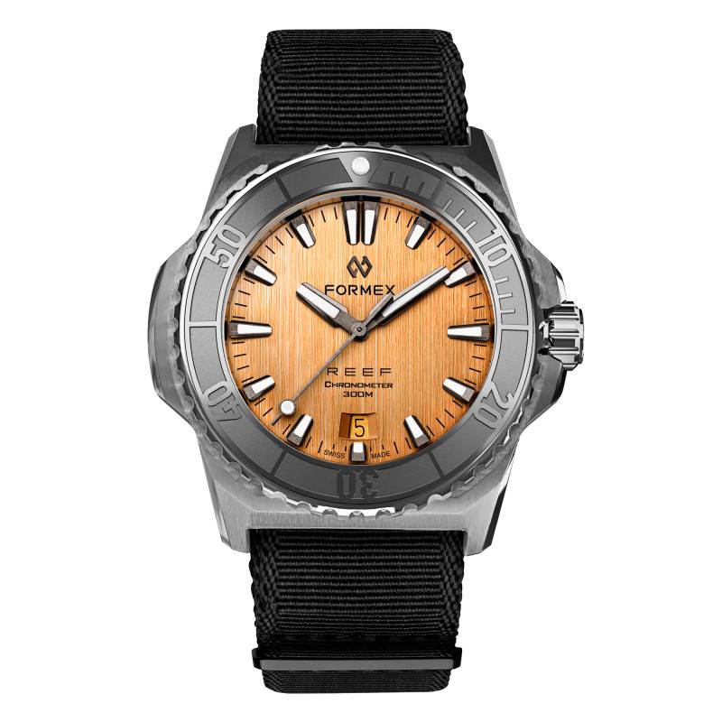 Radiant Bronze 39.5 mm Reef COSC Watch - Formex