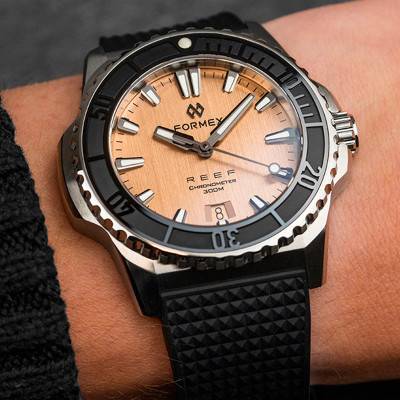 Radiant Bronze 39.5 mm Reef COSC Watch - Formex