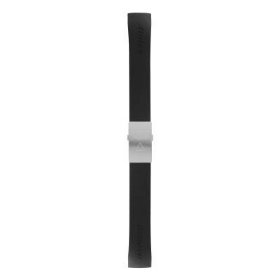 Bracelet Montre Silicone Noir 22 Mm - Neuf Sans étiquette, Générique !