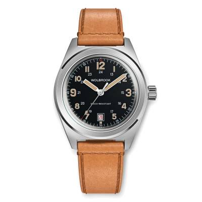 Outrider Automatic Black Vintage Watch 23-OA-002 - Wolbrook