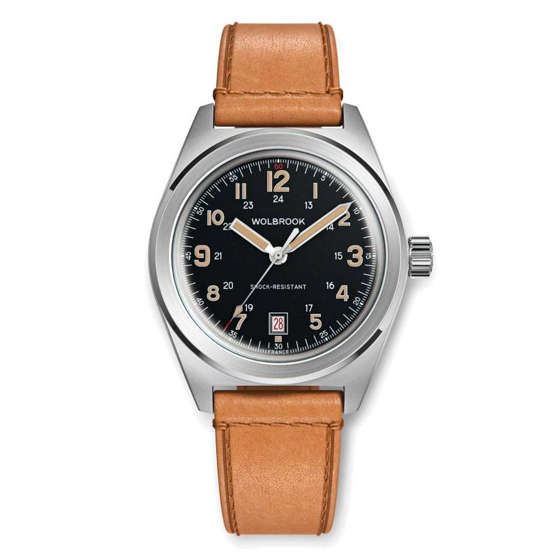 Outrider Automatic Black Vintage Watch 23-OA-002 - Wolbrook