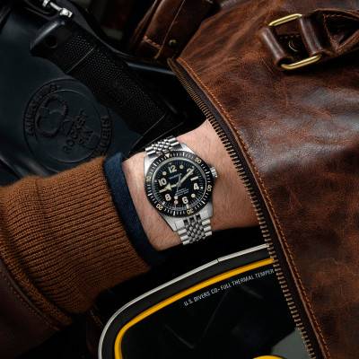 Montre Skindiver II - "Indices Jumbo" & Vintage Lum - Wolbrook