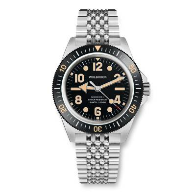 Montre Skindiver II - "Indices Jumbo" & Vintage Lum - Wolbrook