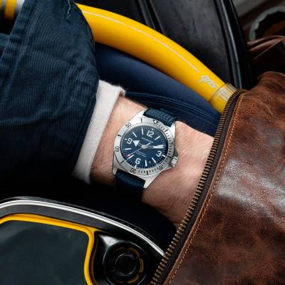 Montre automatique Skindiver II - Bleu - Wolbrook