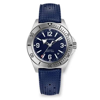 Montre automatique Skindiver II - Bleu - Wolbrook