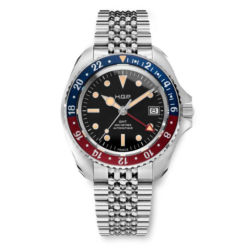 H.G.P. Automatic Diver GMT 200m Watch - "Vintage" - HGP