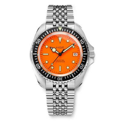 Automatic Diver 200m Watch - Orange - HGP