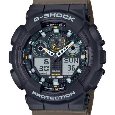 Montre Capsule Two Tone Utility Colours GA-100TU-1A3ER - Casio G-Shock