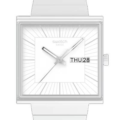 What if Allwhite? SO34W700 Watch - Swatch