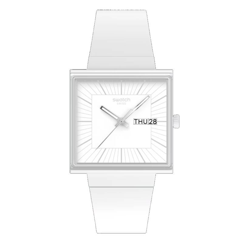 What if Allwhite? SO34W700 Watch - Swatch