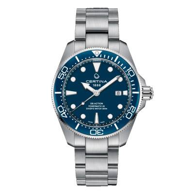 Montre DS Action Diver 43mm Powermatic 80 C0326071104100 - Certina