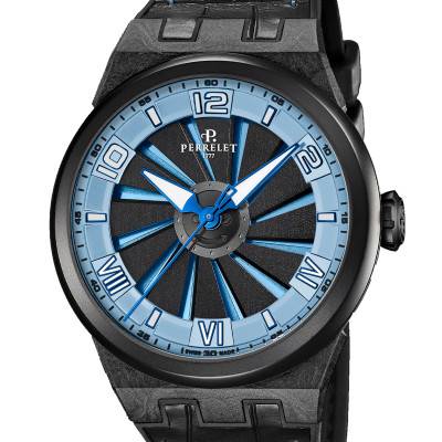 Turbine Carbon Ice Blue A4065/5 Watch - Perrelet