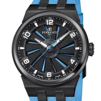 Turbine Titanium Ice Blue Watch A4067/7 - Perrelet