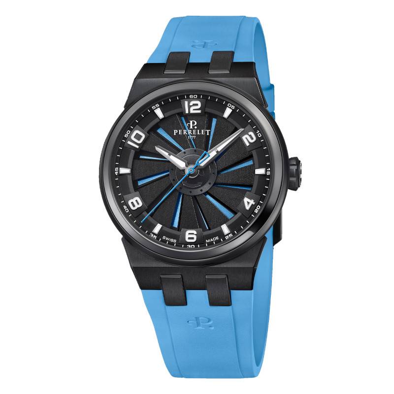 Turbine Titanium Ice Blue Watch A4067/7 - Perrelet