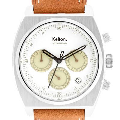 Montre RC 24 Chrono Méca-Quartz Blanc 9124842 - Kelton