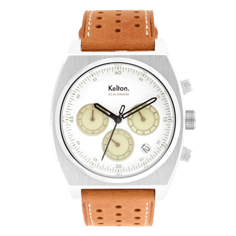RC 24 Chrono Meca-Quartz White Watch 9124842 - Kelton