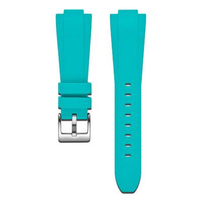 Turquoise Silicone Watch Strap 14 mm - Maison du Temps
