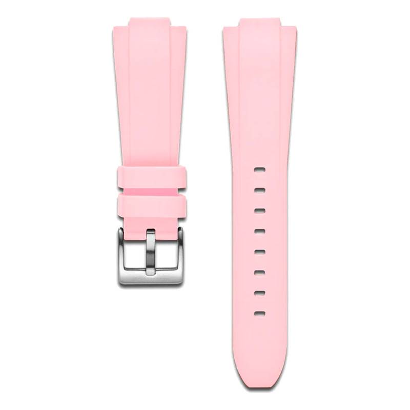 Pink Silicone Watch Strap 14 mm - Maison du Temps