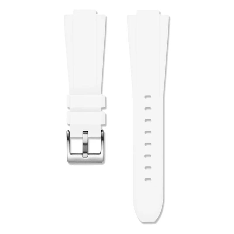 White Silicone Watch Strap 14 mm - Maison du Temps