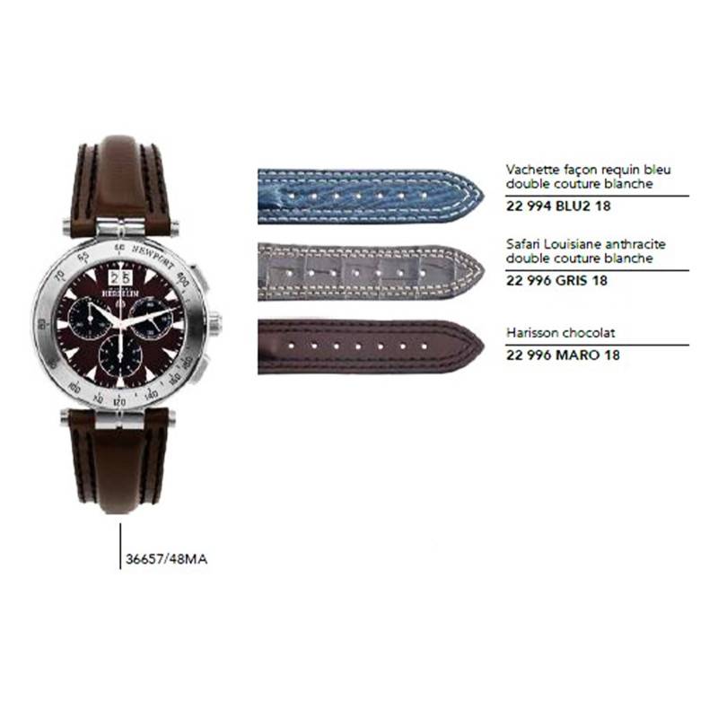 Leather Watch Straps for Series 36657 - Herbelin