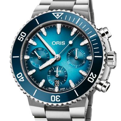 Montre Aquis Chronograph 01 771 7793 4155-07 8 23 01PEB - Oris