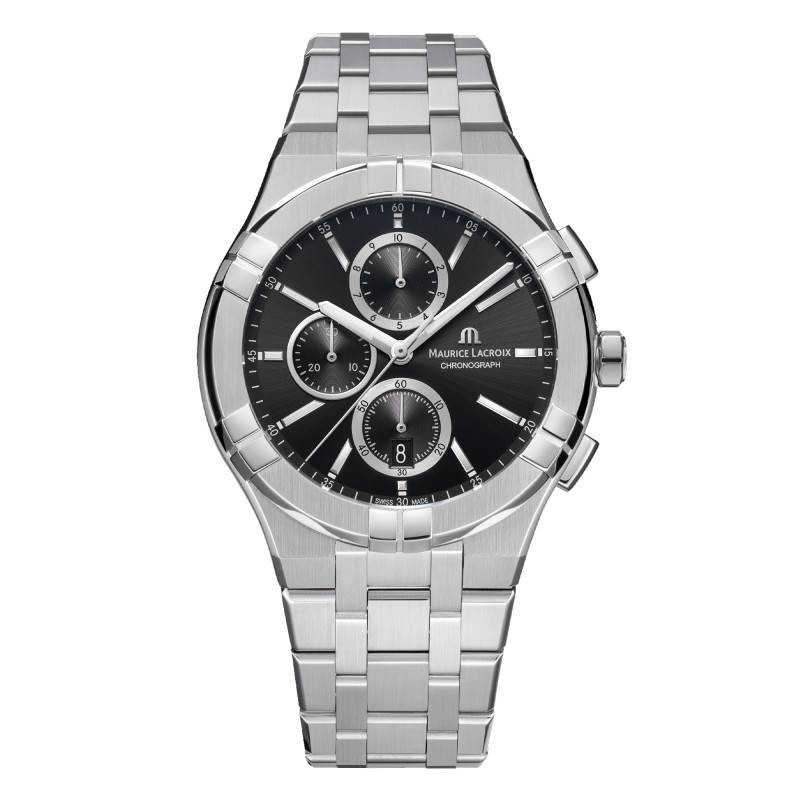 Aikon Quartz Chronograph 42mm Watch AI1118-SS002-330-1 - Maurice Lacroix