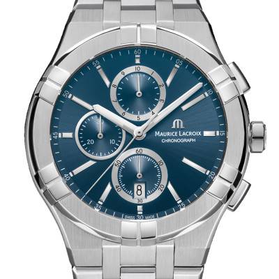 Wall clock Aikon Quartz Chronograph 42mm AI1118-SS002-430-1 - Maurice Lacroix