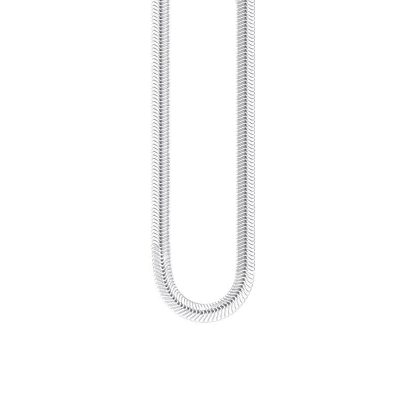 925 Silver Bold Elegance Serpentine Chain, Length 38 cm to 45 cm, Width 4 mm - KE2275-001-21 - Thomas Sabo