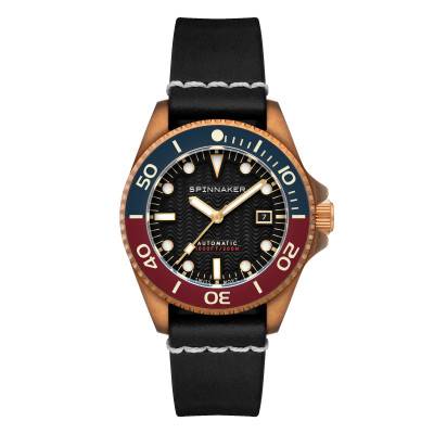 Montre Tesei Bronze Swiss Automatic "Soda Black" SP-5060-08 - Spinnaker