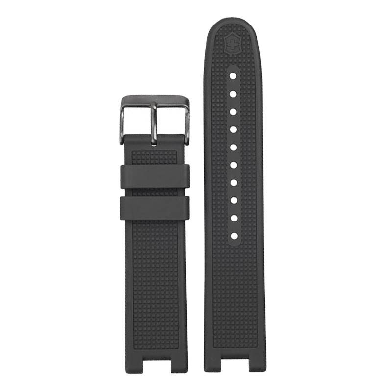 Black Rubber Night Vision Series Watch Strap 004760 - Victorinox