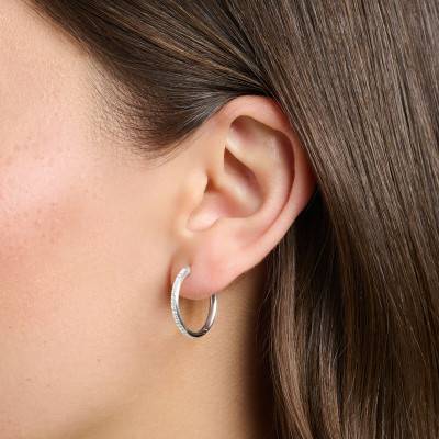 Créoles en Argent 925 & Zircones Blanches, Diamètre 20,70 mm - CR673-051-14 - Thomas Sabo